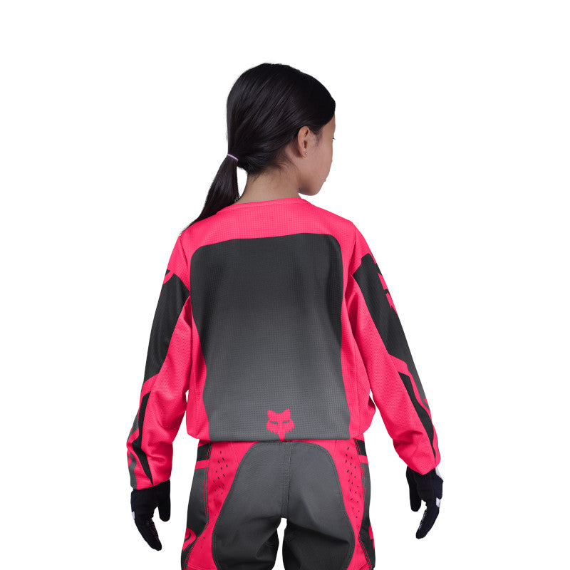 Fox MX26 Youth Girl 180 Shield Jersey - Black / Pink