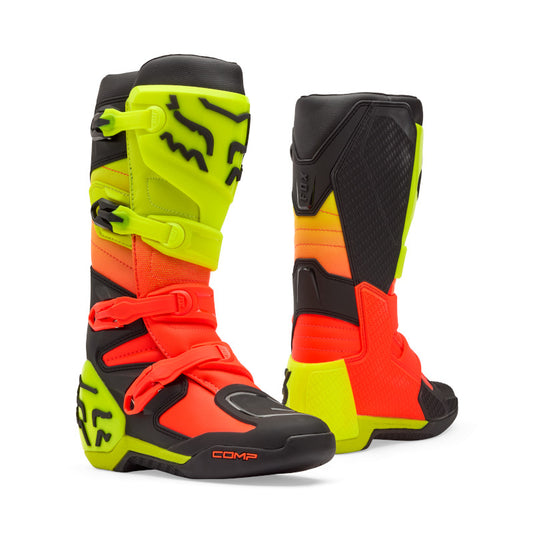 Fox Comp Boots - Orange / Yellow