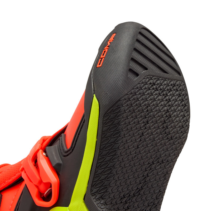 Fox Youth Comp Boots - Orange / Yellow