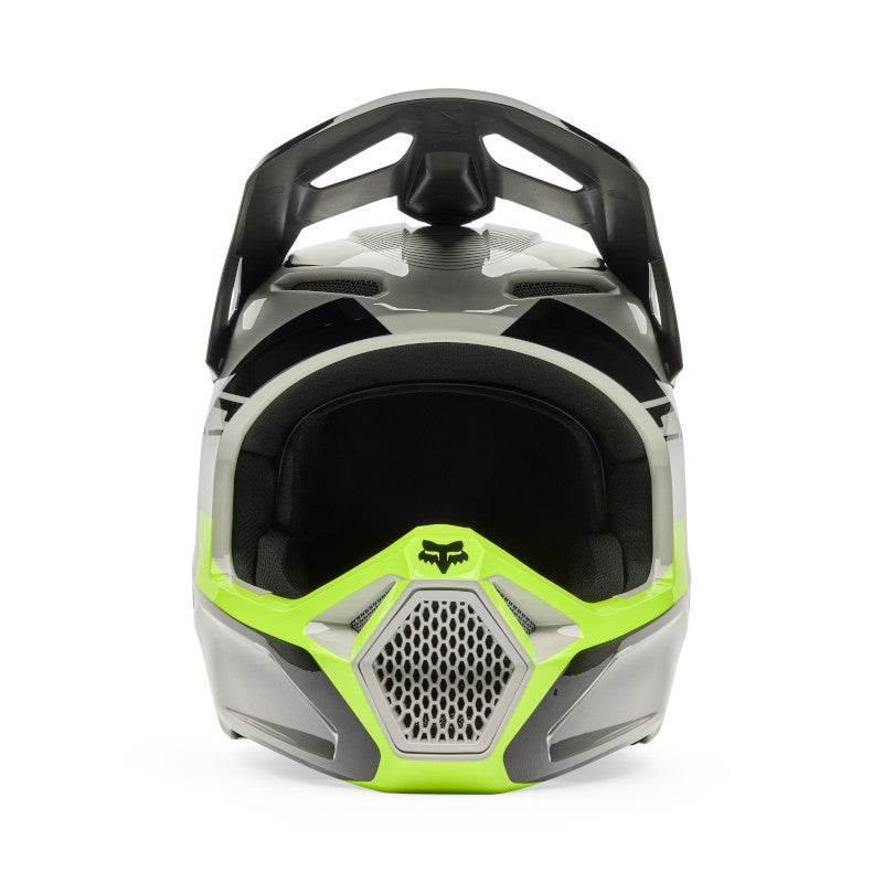 Fox V1 Collect Helmet - Grey / Yellow