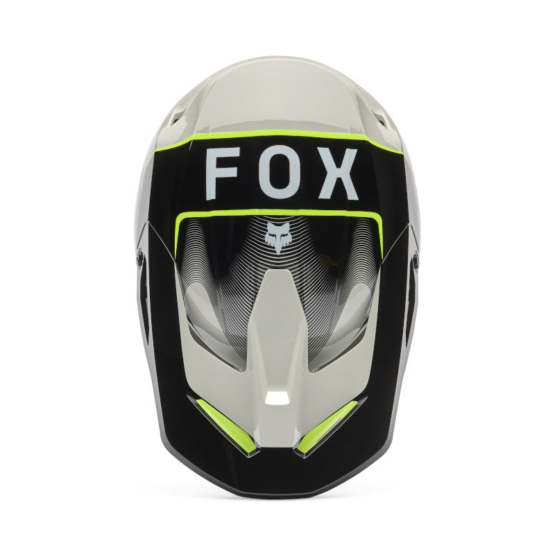 Fox V1 Collect Helmet - Grey / Yellow