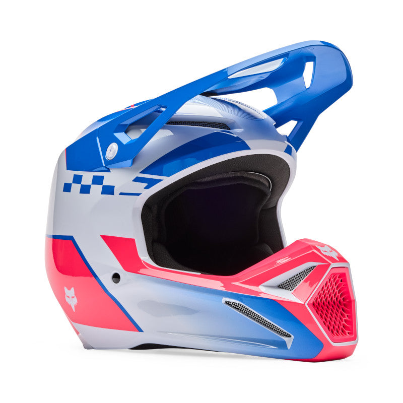 Fox V1 Collect Helmet - Blue / Pink