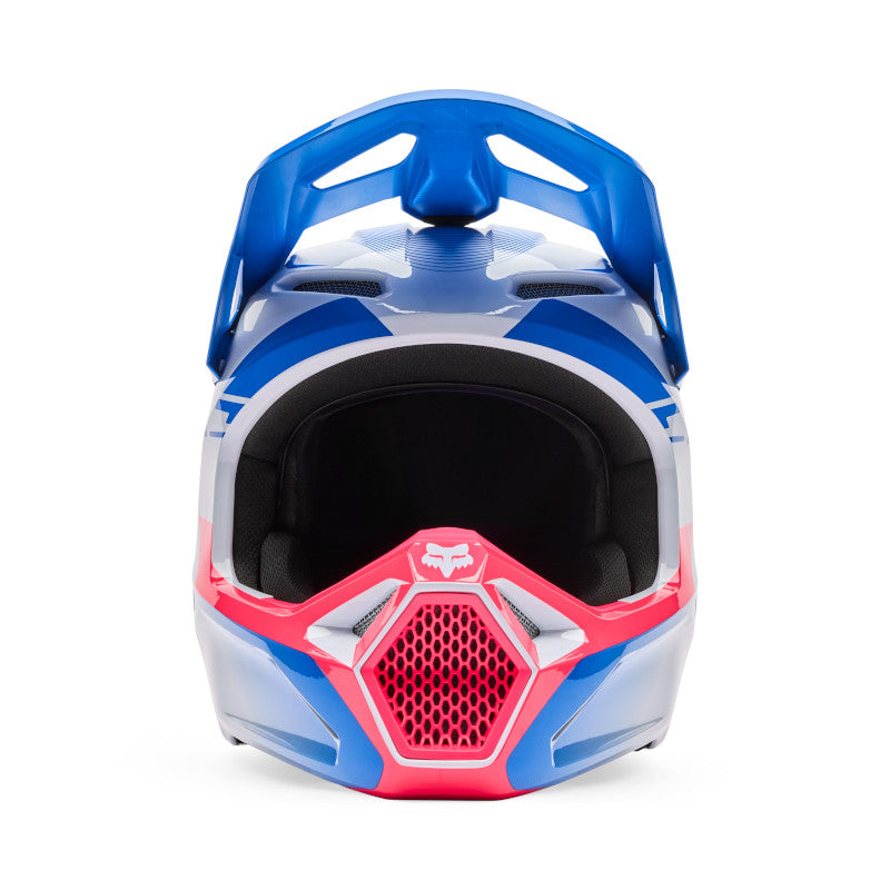 Fox Youth V1 Collect Helmet - Blue / Pink