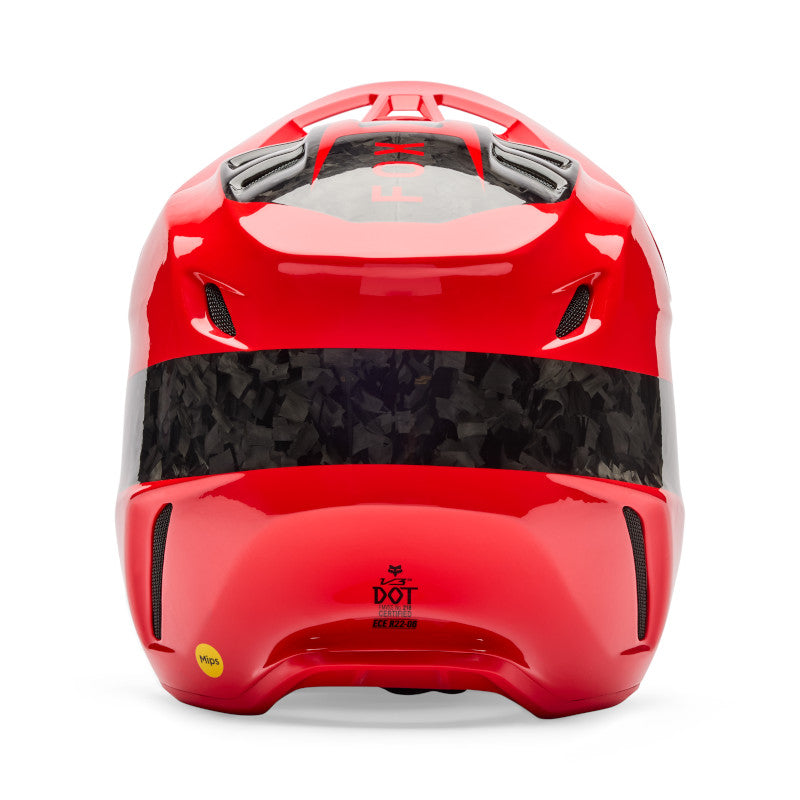 Fox V3 RS Fracture Helmet - Fluro Red