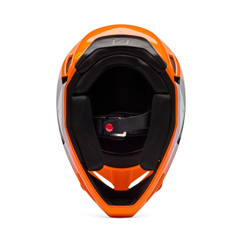 Fox V1 Shield Helmet - Fluro Orange