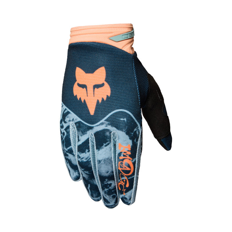 Fox MX26 180 Image Print Gloves - Blue / Orange
