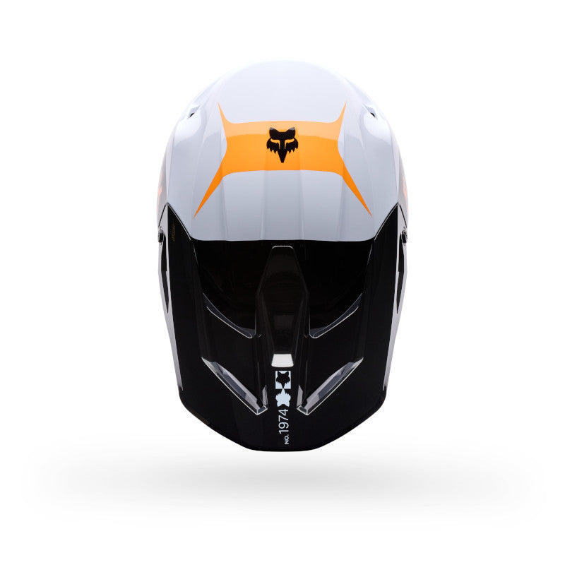 Fox MX26 Youth V1 Noble Helmet - Black / White