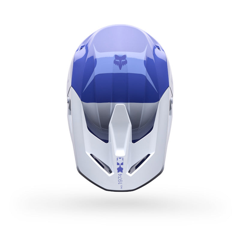 Fox MX26 Youth V1 Noble Helmet - Purple / White