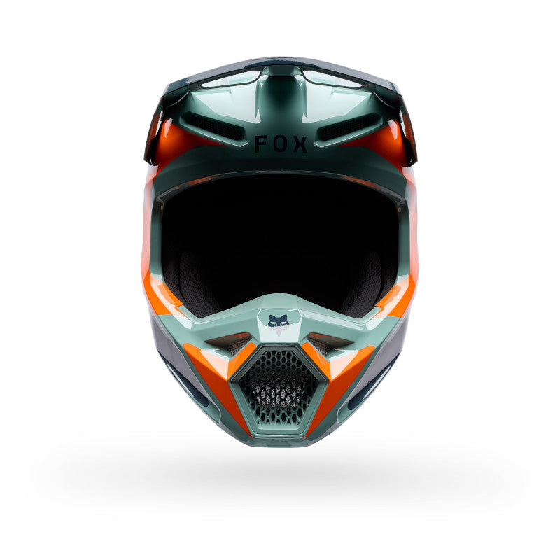 Fox MX26 V1 Image Print Helmet - Blue / Orange