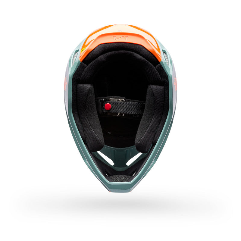 Fox MX26 V1 Image Print Helmet - Blue / Orange