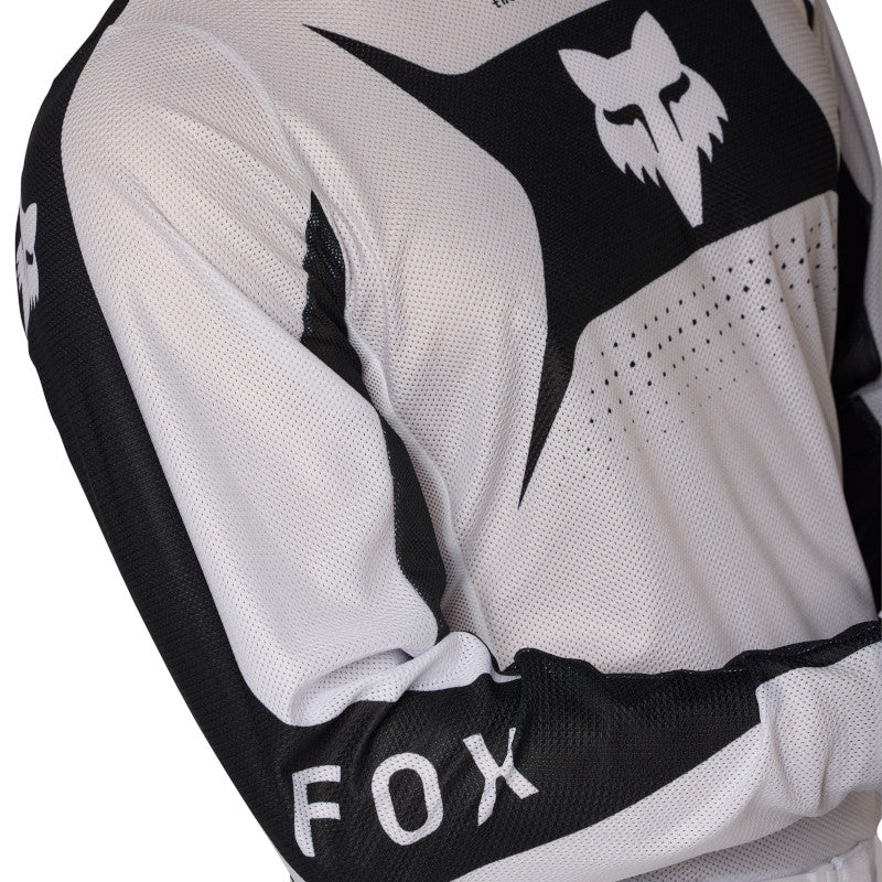 Fox MX26 180 Air Taper Jersey - Black / White