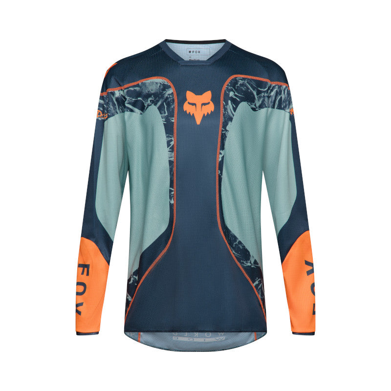 Fox MX26 180 Image Print Jersey - Blue / Orange