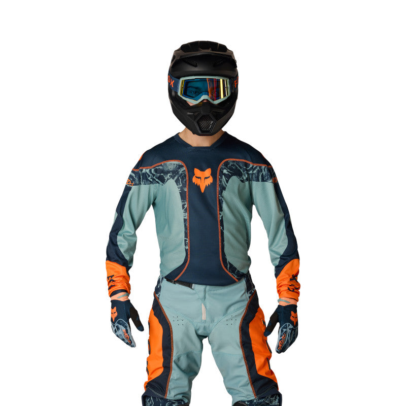 Fox MX26 180 Image Print Jersey - Blue / Orange