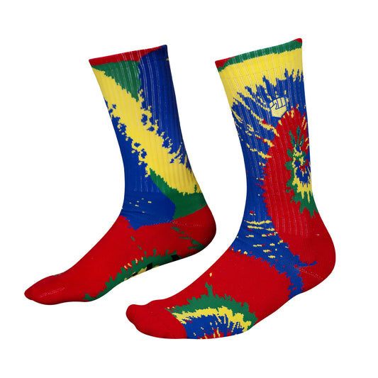 Fist Dye Tie Crew Socks