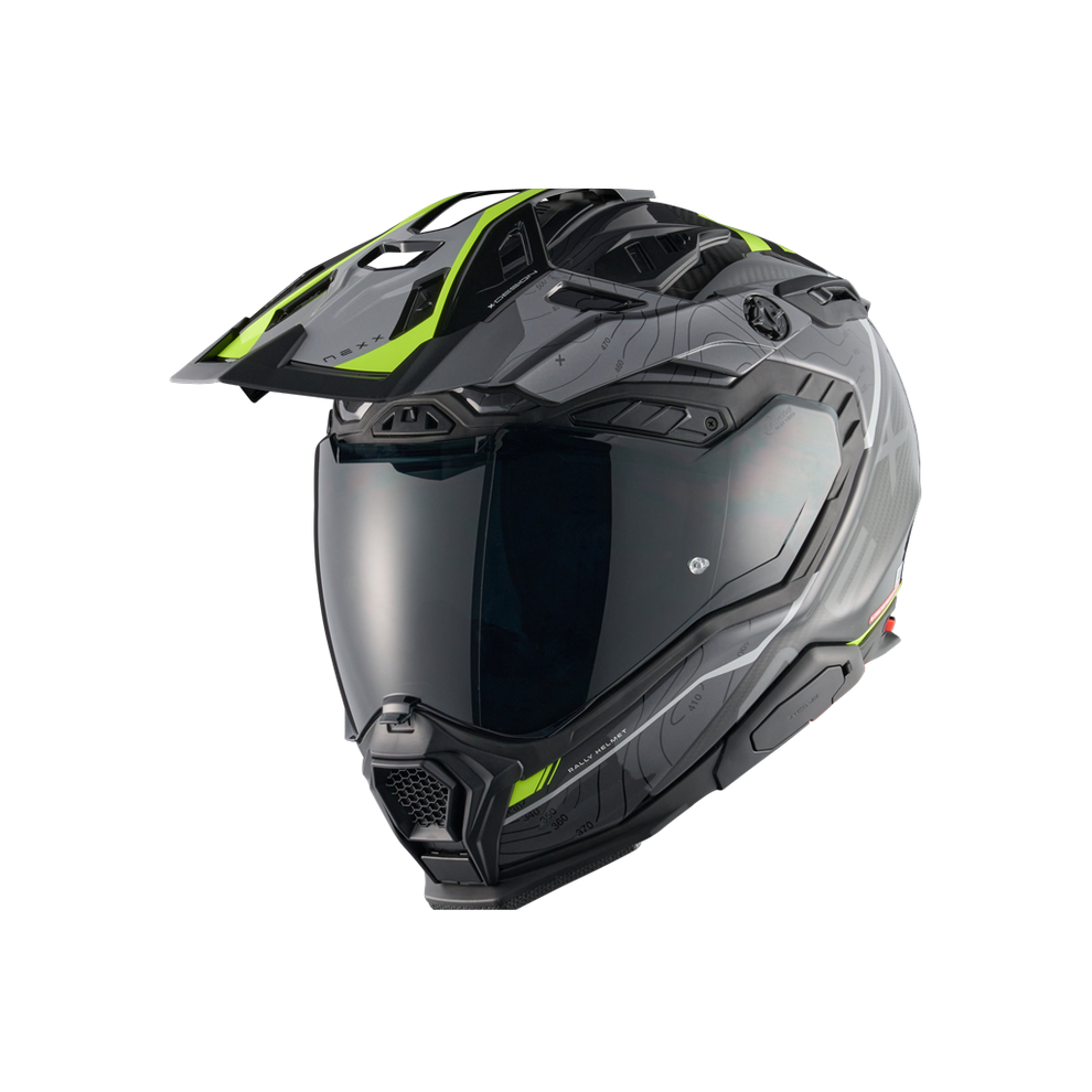 NEXX X.WED3 FURKA Adventure Helmet - Grey / Yellow