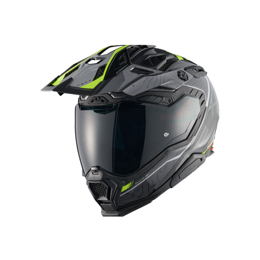 NEXX X.WED3 FURKA Adventure Helmet - Grey / Yellow
