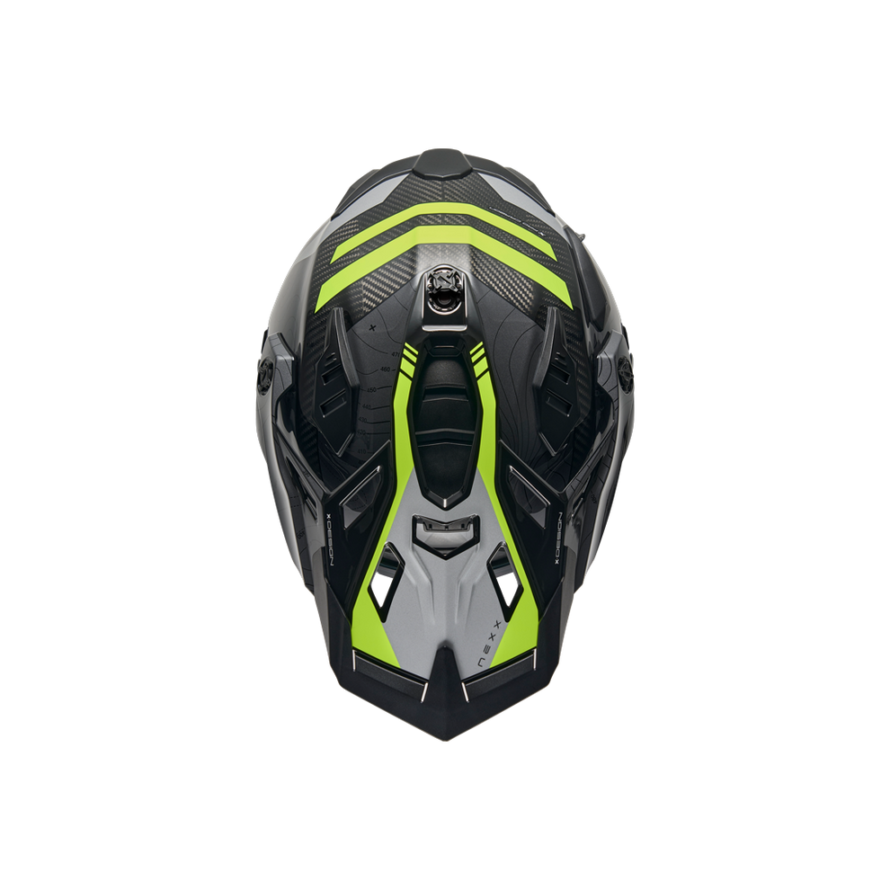NEXX X.WED3 FURKA Adventure Helmet - Grey / Yellow