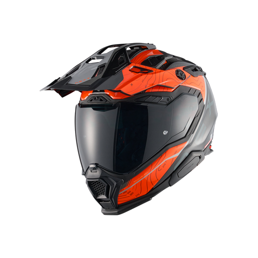 NEXX X.WED3 FURKA Adventure Helmet - Orange / Grey