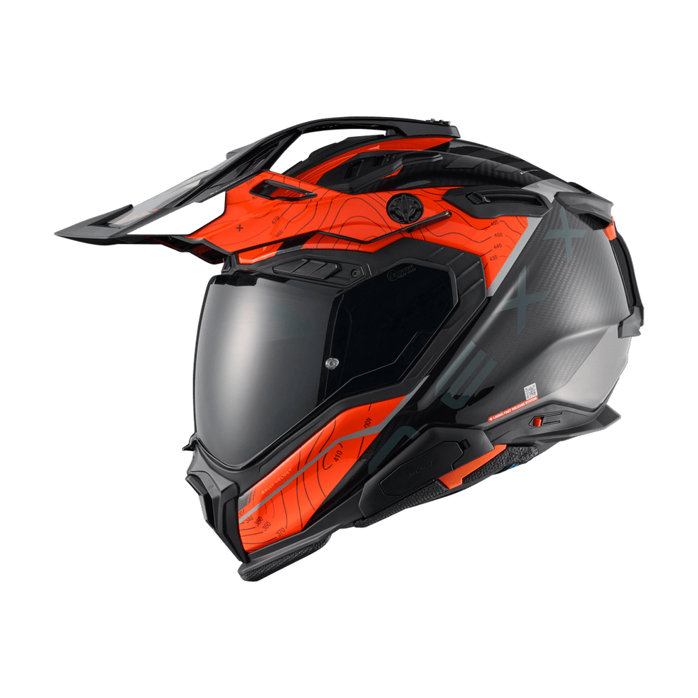 NEXX X.WED3 FURKA Adventure Helmet - Orange / Grey