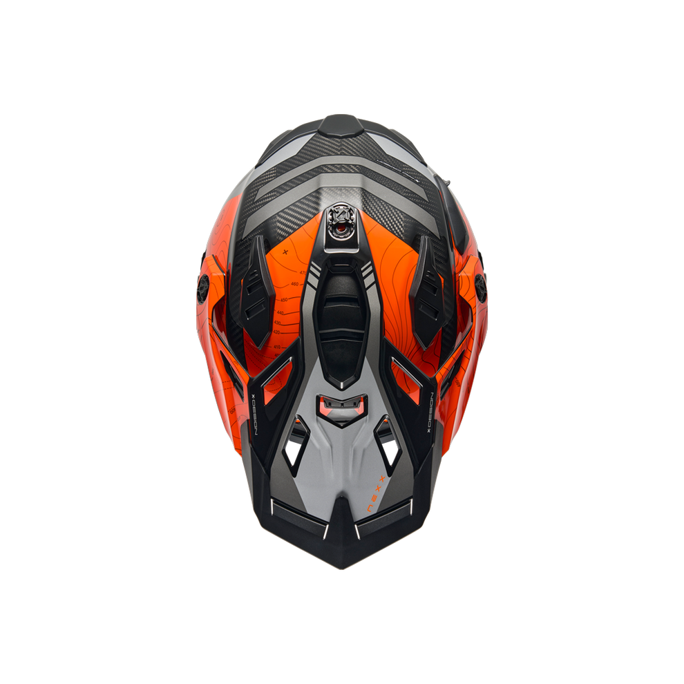 NEXX X.WED3 FURKA Adventure Helmet - Orange / Grey