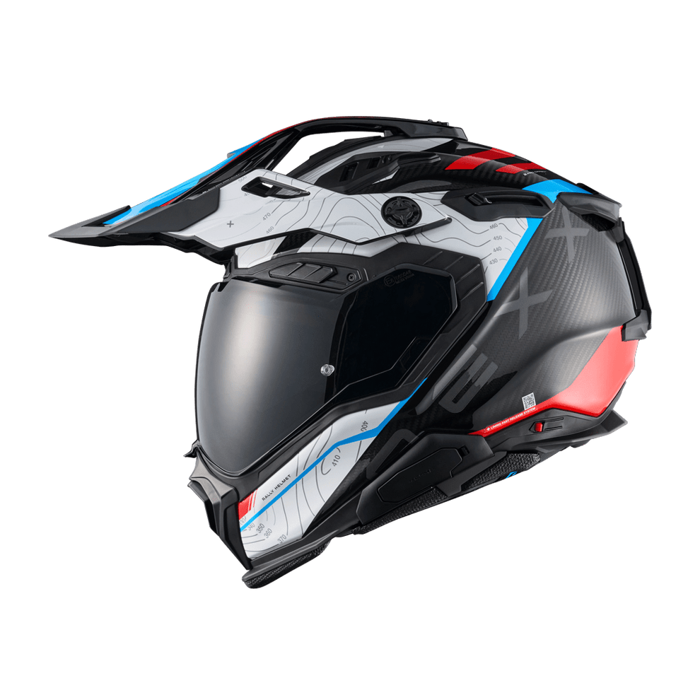 NEXX X.WED3 FURKA Adventure Helmet - Red / Blue