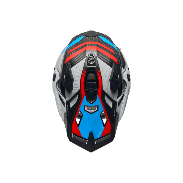 NEXX X.WED3 FURKA Adventure Helmet - Red / Blue