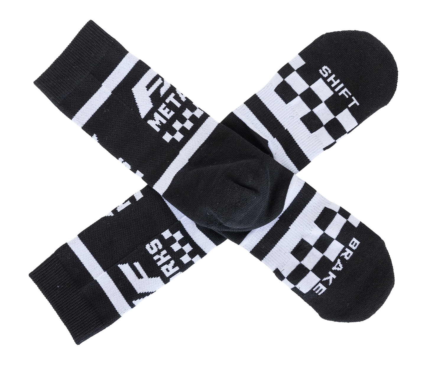 FMF Metal Works Socks - Black