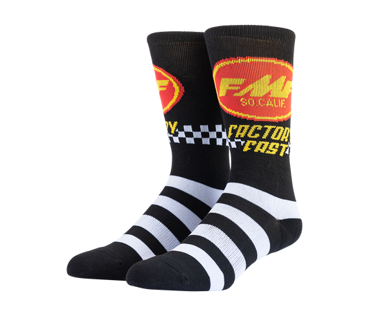FMF Factory Fast Socks - Black