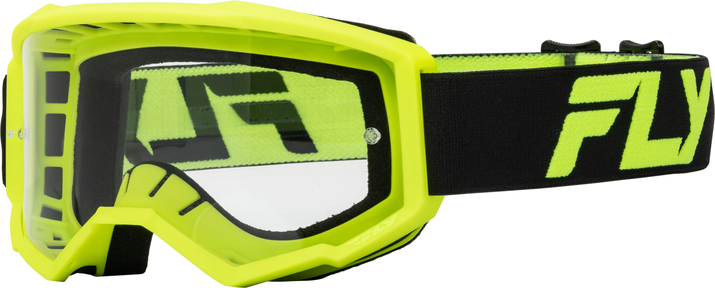 Fly Youth Focus Goggles - Black Hi-Vis