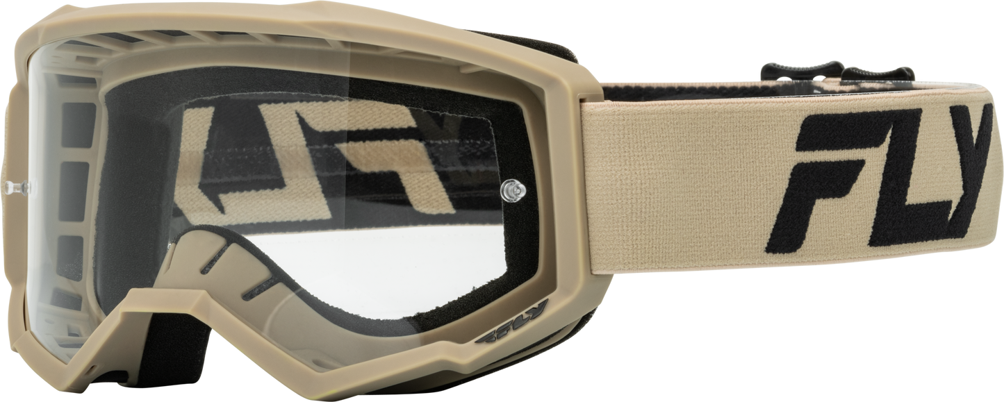 Fly Youth Focus Goggles Khaki - Black