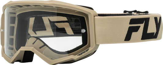 Fly Youth Focus Goggles Khaki - Black