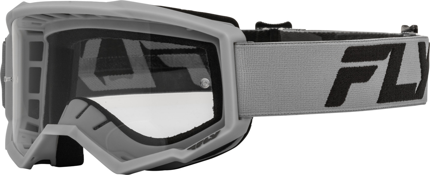 Fly Youth Focus Goggles - Silver / Charcoal