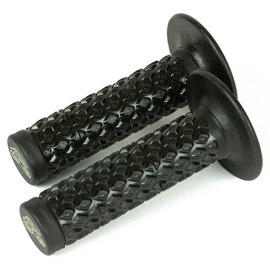 Renthal Ultratacky Comfort Pattern Dual Compound MX R-Works Grips - Black