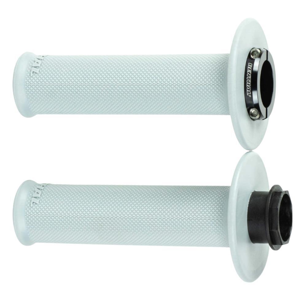 Renthal Lock On Soft Full Diamond MX Grips - Grey