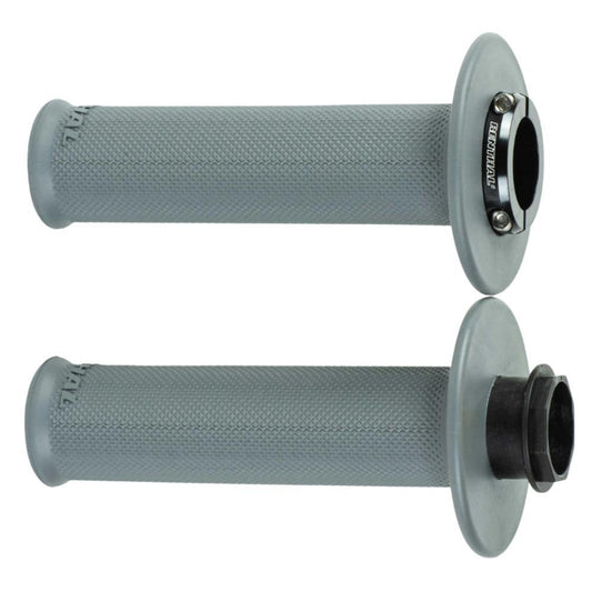 Renthal Lock On Medium Full Diamond MX Grips - Grey