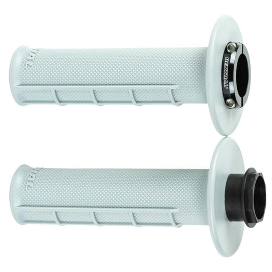 Renthal Lock On Soft Half Waffle MX Grips - Charcoal