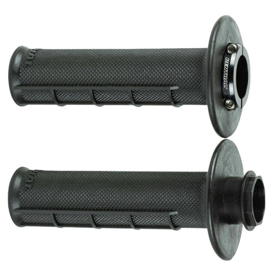 Renthal Lock On Ultratacky Half Waffle MX R-Works Grips - Black