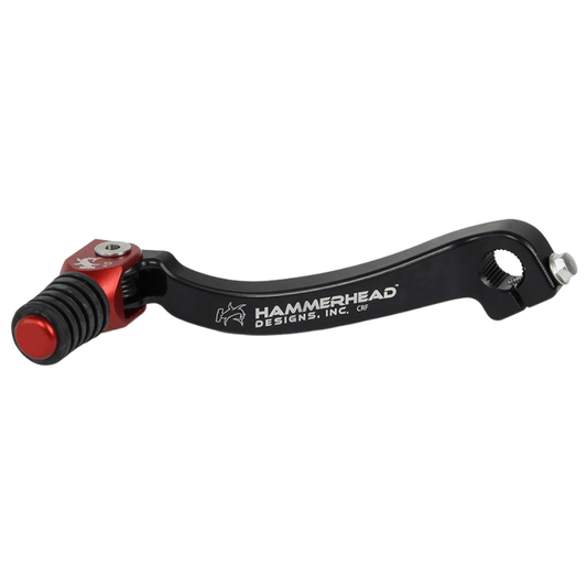 Hammerhead KTM Red Gear Lever With Customisable Rubber Tip 125 EXC 2001-2003 +20mm (boot size 14+)