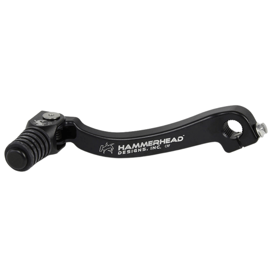 Hammerhead KTM Black Gear Lever With Customisable Rubber Tip 125 EXC 2001-2003 +10mm (boot size 11-12)