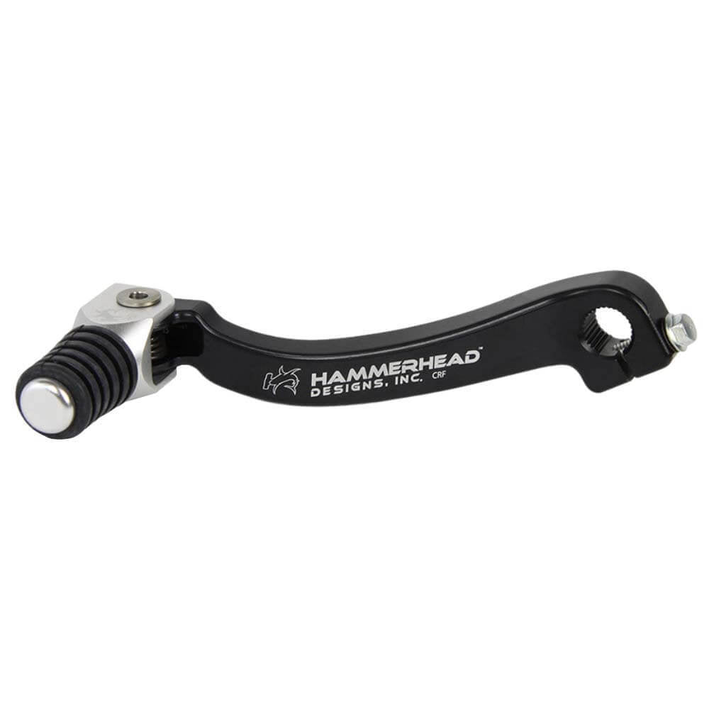 Hammerhead Yamaha Silver Gear Lever With Customisable Rubber Tip WR 250 F 2001-2009 +0mm (boot size 8-9)