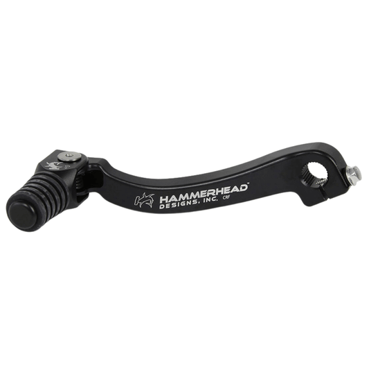 Hammerhead KTM Black Gear Lever With Customisable Rubber Tip 390 Duke White 2016 -5mm (boot size 7)