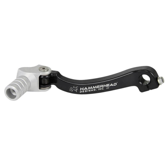Hammerhead KTM Silver Gear Lever With Customisable Knurled Tip 105 SX 2004 +5mm (boot size 10)
