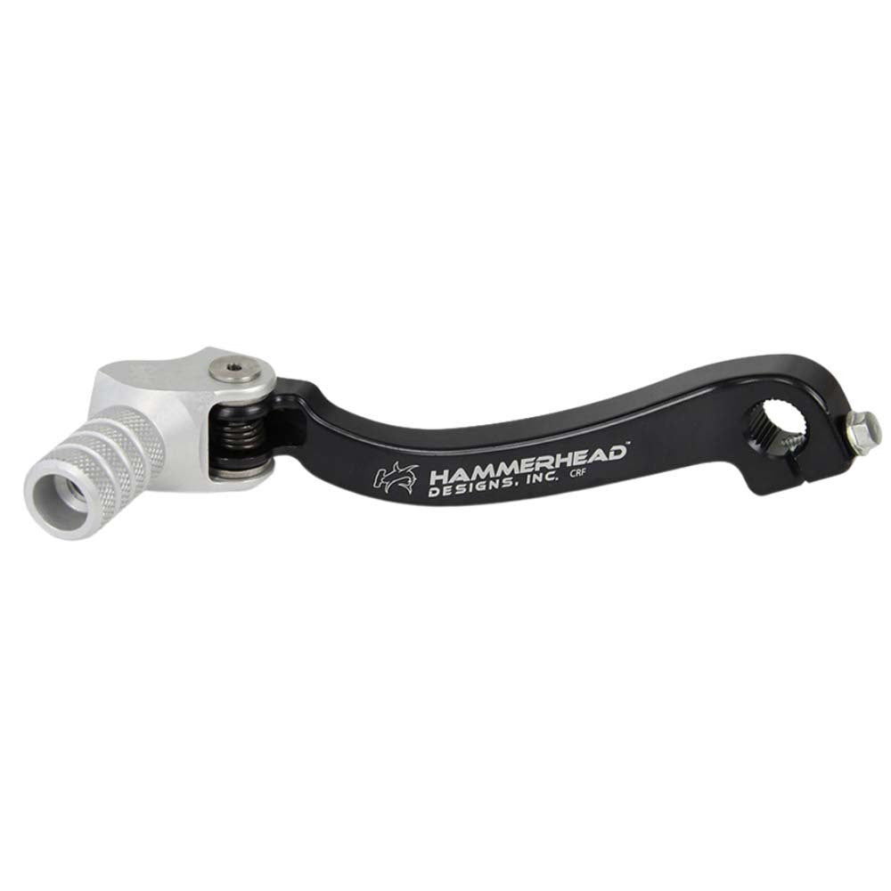 Hammerhead Yamaha Silver Gear Lever With Customisable Knurled Tip YZ 250 F 2014-2018 +20mm (boot size 14+)