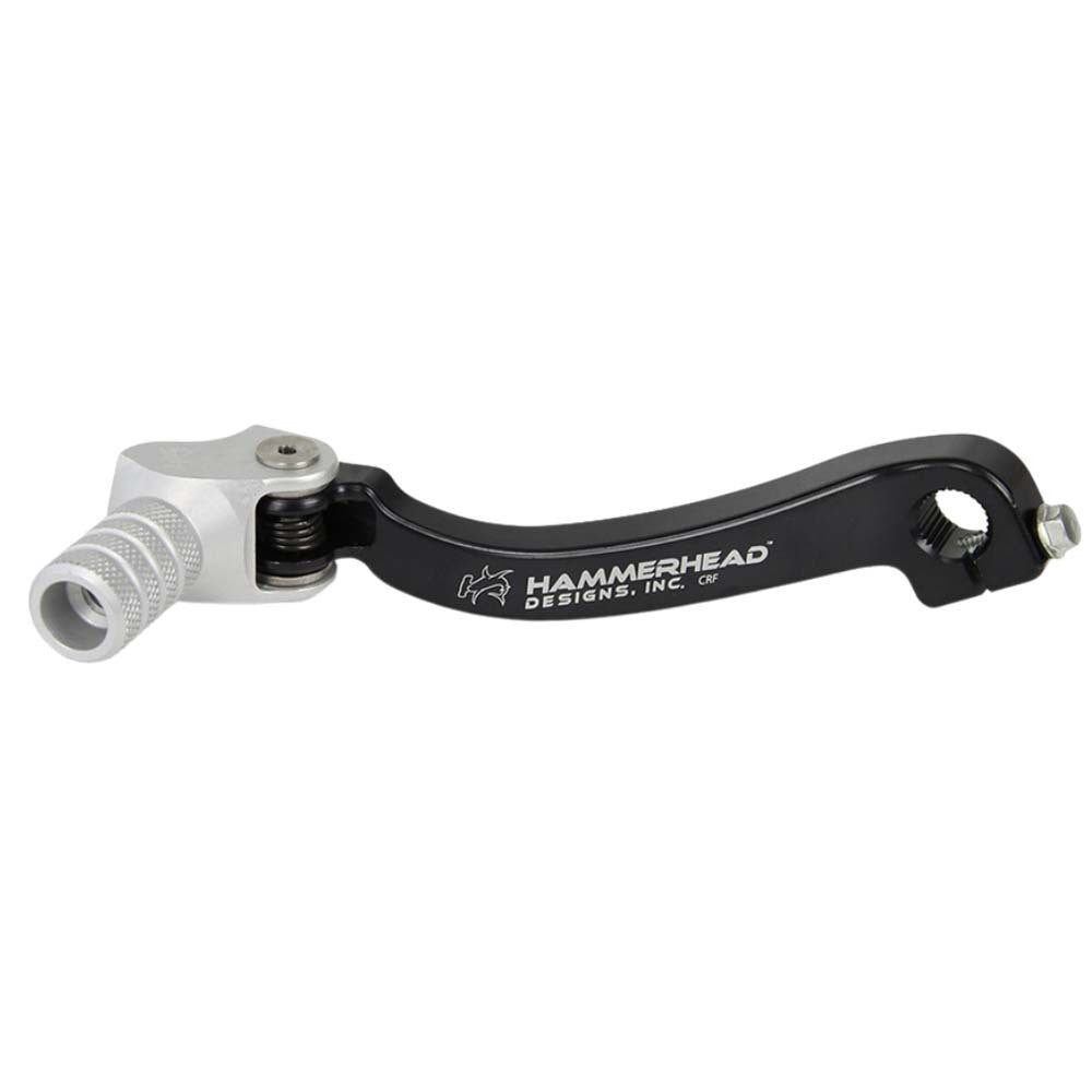 Hammerhead KTM Silver Gear Lever With Customisable Knurled Tip 125 EXC 2001-2003 +20mm (boot size 14+)