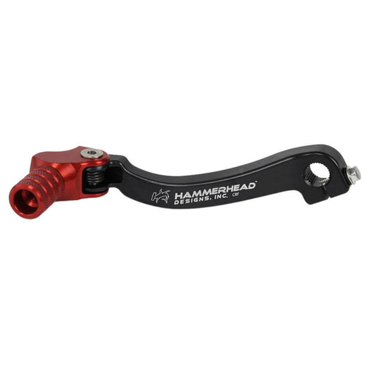 Hammerhead KTM Red Gear Lever With Customisable Knurled Tip 125 EXC 1998-2000 +10mm (boot size 11-12)