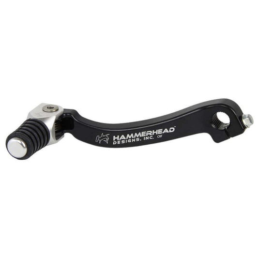 Hammerhead Suzuki Silver Gear Lever With Customisable Rubber Tip RMZ 450 2008-2016 +5mm (boot size 10)