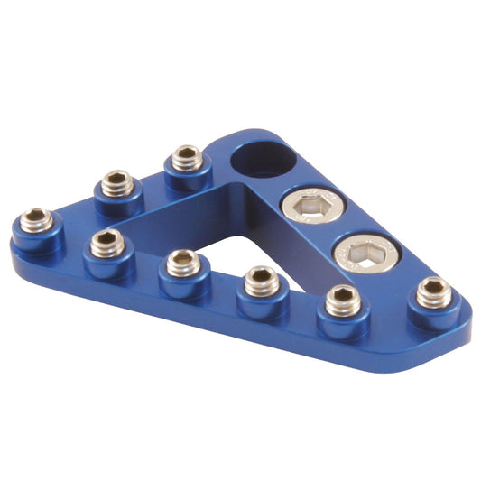Hammerhead Large Brake Pedal Tip with Hardware - Blue