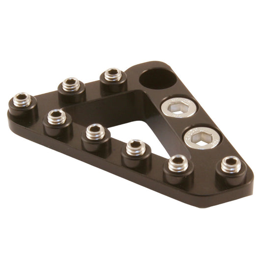Hammerhead Large Brake Pedal Tip with Hardware - Black