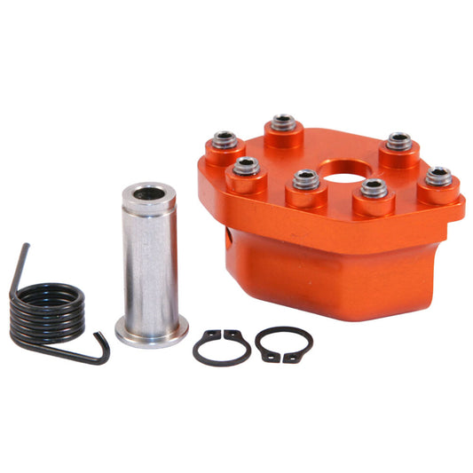 Hammerhead Brake Pedal Rotating Tip with Hardware - Orange