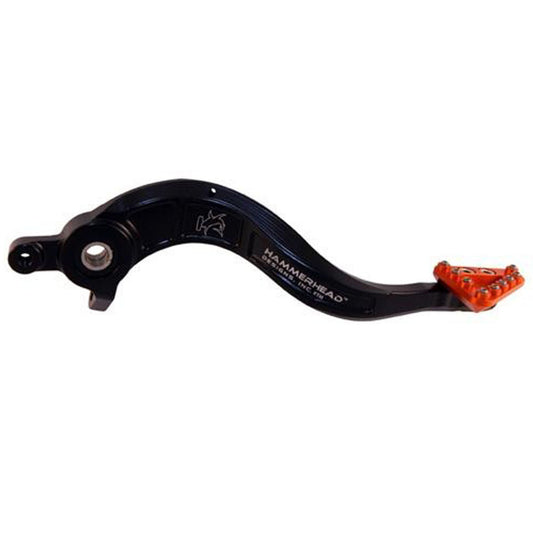 Hammerhead CNC Alloy Brake Pedal Large Tip - Orange